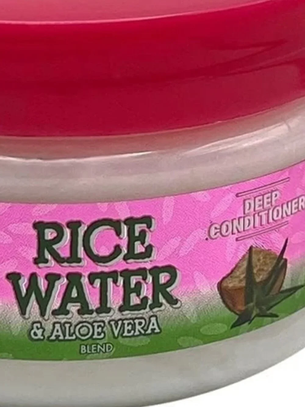MIELLE RICE WATER & Leave hair noticeable shiny and ALOE VERA DEEP CONDITIONER